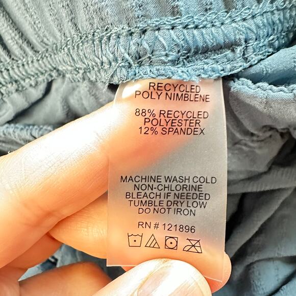 Title Nine Slaycation 2.0 Pants Textured Teal Large - Picture 7 of 14